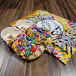 Chinatown Market X Grateful Dead X Crocs Clog W8